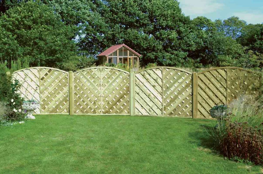 'V' Arched | Timber Panel | Garden Fencing | Ashford Kent