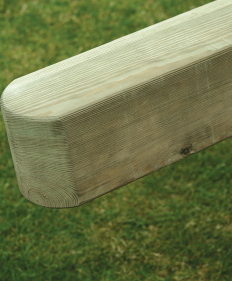Smooth Planed Pine Posts – 2 Way Rounded