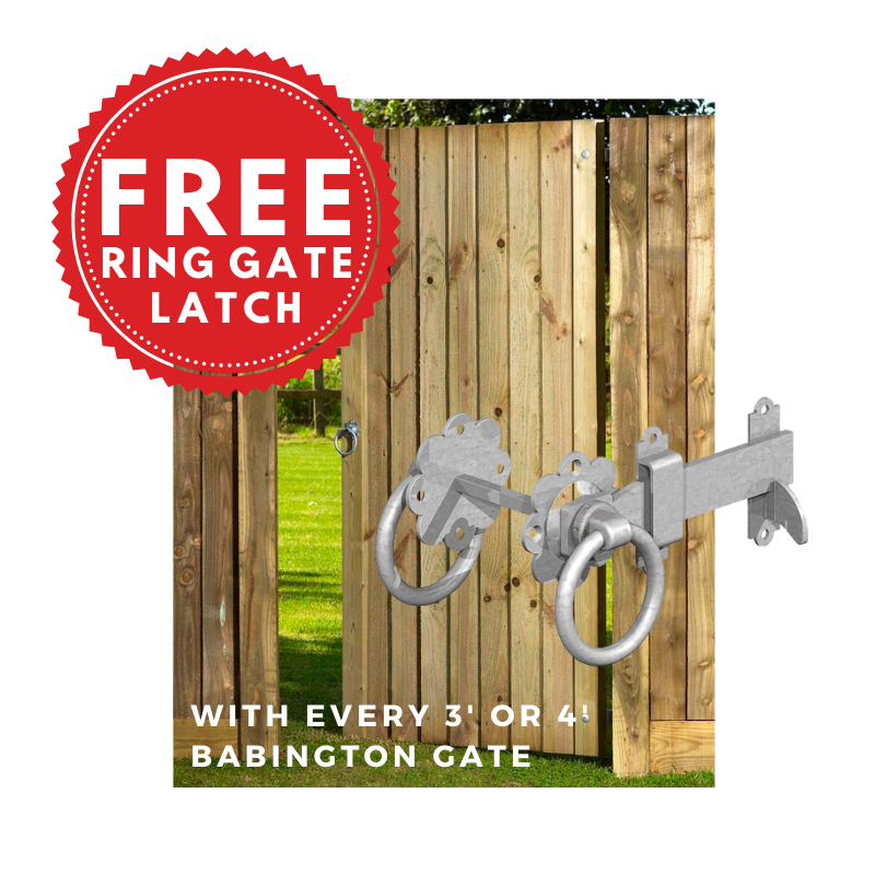 Babington Gate & Ring Gate Latch - Four Seasons Fencing Shop