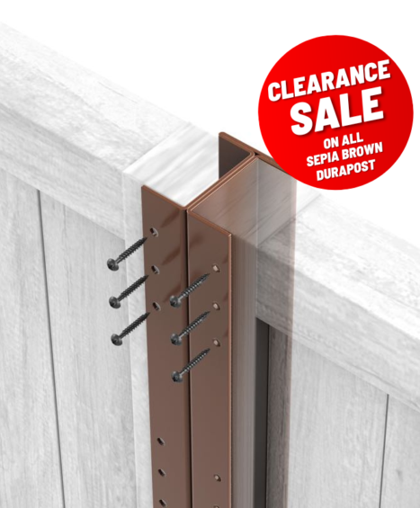 DuraPost® Classic Post Sepia Brown – Clearance Sale