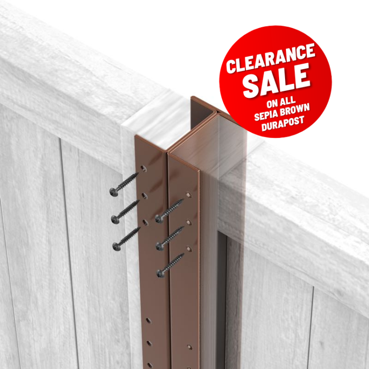 DuraPost® Classic Post Sepia Brown – Clearance Sale