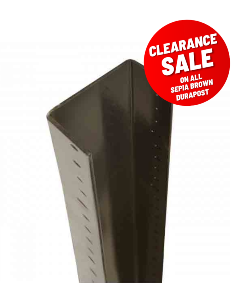 DuraPost® U Channel Sepia Brown – Clearance Sale