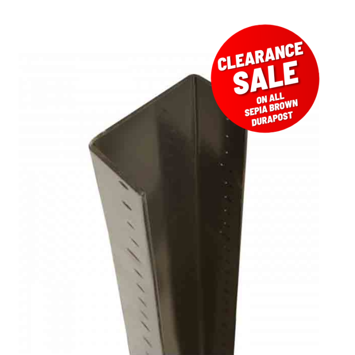 DuraPost® U Channel Sepia Brown – Clearance Sale