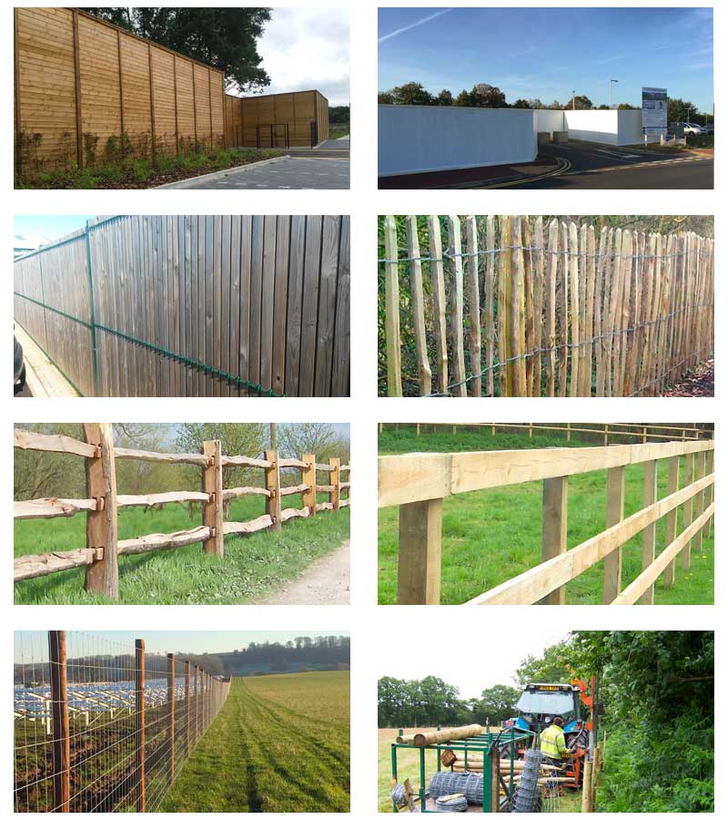 Timber Fencing Installation in Kent